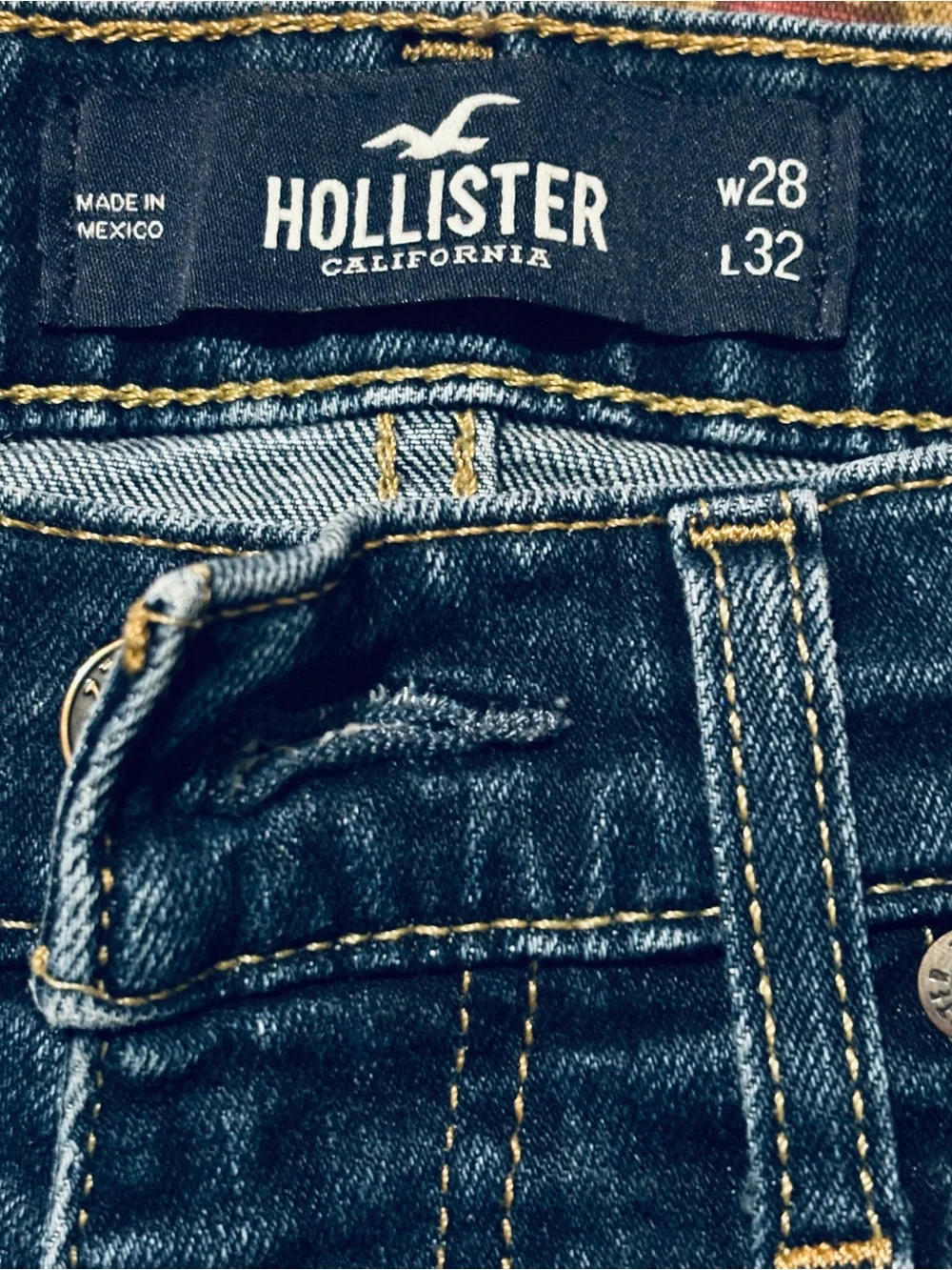 Hollister Dark Indigo Skinny Jeans